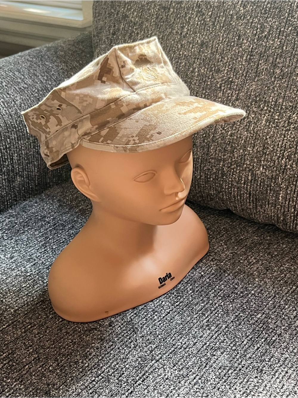 Tactical Desert Camo Marine Corps Cap - medium